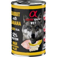 Alpha Spirit Dog Wet králik s banánom 400g